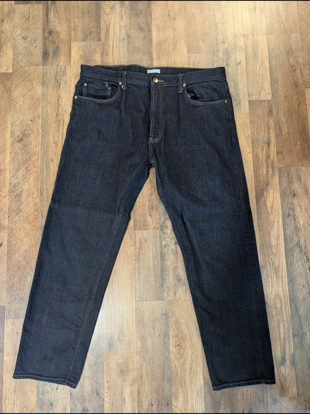 Men's Relaxed Fit Black Denim Jeans